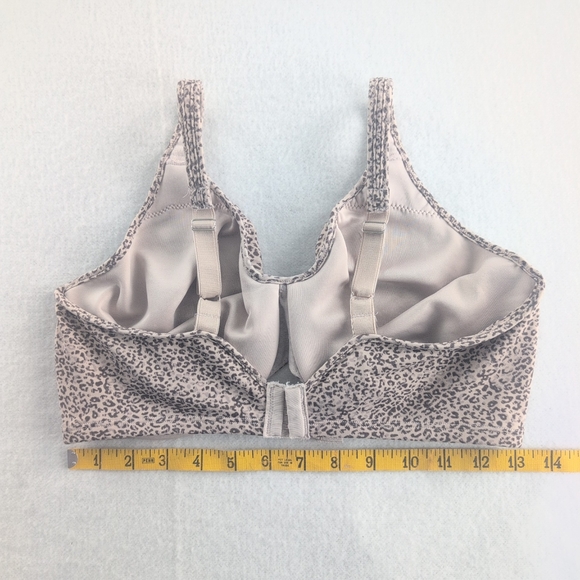 Bali Underwire Passion For Comfort 36DD Bra Rose Leopard Print - Picture 6 of 7